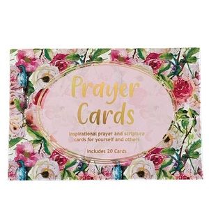 New PRAYER CARDS includes 20 unique inspirational Bible scripture cards